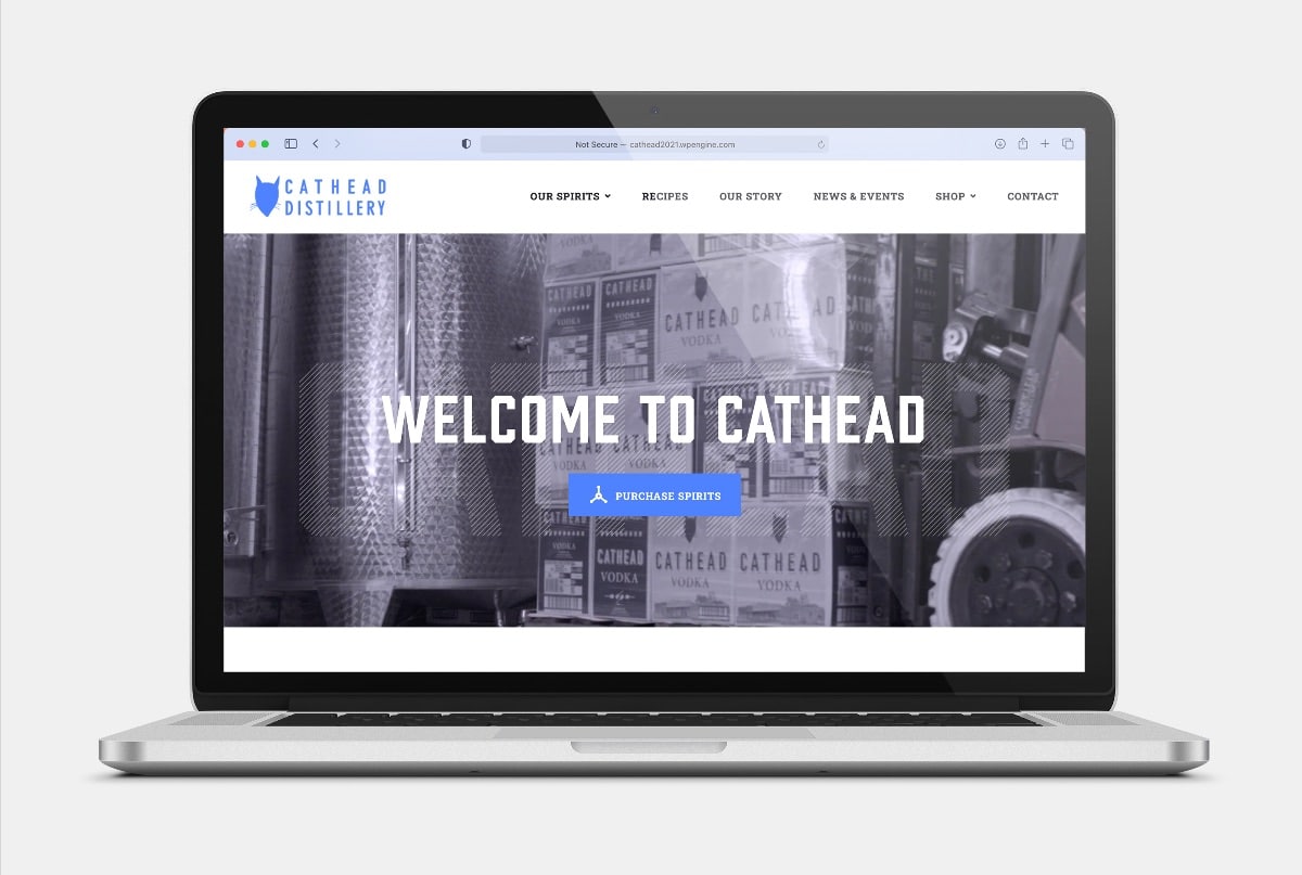 Cathead Distillery Website Development